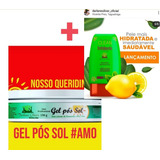 Gel Pós Sol Aloe Vera Esfoliante Bergamota E Limão