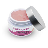 Gel Sólido Led Uv Unha Helen Color Builder Nude Canela 15g