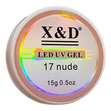 Gel Uv Led X d Xed 15g Orig Alongamento Unhas Acrigel Cores Cor 17 Nude