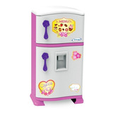Geladeira Cozinha Infantil Rosa Pop Xalingo Frete