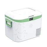 Geladeira De Acampamento 18L Geladeira De Carro Freezer Portátil Geladeira De Carro Com 12V 24V DC E 220V AC Para Campervan Caminhão Barco Viagens Pinic E Uso Doméstico White