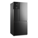 Geladeira Electrolux Im8b Frost Free Inverter 590l Autosense 3 Portas Cor Black Inox Look 110v