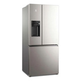 Geladeira Electrolux Im8is Frost Free Inverter 540l Dispenser Água E Gelo 3 Portas Cor Inox Look 220v