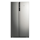 Geladeira Electrolux Is4s Frost Free Inverter 435l Side By Side Cor Inox Look 220v