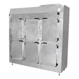 Geladeira Industrial Comercial 6 Portas Refrigel Cor Inox 127v