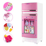 Geladeira Infantil C Acessorios Cozinha Forminha De Gelo