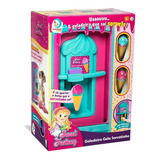 Geladeira Infantil Cozinha 50cm Gela Sorvetinho Faz Sorvete