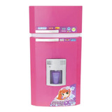 Geladeira Infantil Magica Super Sai Água Sem Som Cor Rosa