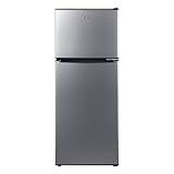 Geladeira Refrigerador Compacto HQ Defrost 140 Litros Preto Inox HQ 140RDF 220V 
