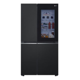 Geladeira Smart LG Side By Side Inverter 647l Black Inox Gc