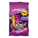Geladinho Americano Dindin Sacolé Açaí 55ml C 10 Unid