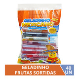 Geladinho Mexicano Sabor Frutas Sortidas 40x55ml
