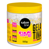 Gelatina Capilar Definição Fixação Cachos 550g Salon Line