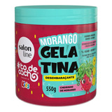 Gelatina Kids Desembaraçante Morango Cachos Salon Line 550g