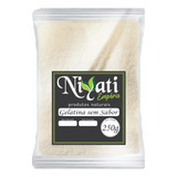 Gelatina Natural Sem Sabor Em Pó Incolor Com 250g Niyati