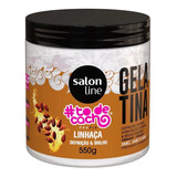 Gelatina To De Cacho Linhaça Define Brilho Salon Line 550g