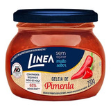 Geléia Diet Pimenta Sem Açúcar Sem Glúten Vidro Geleia Linea 230g