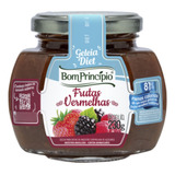 Geleia Frutas Vermelhas Diet Zero Açúcar Bom Principio 230g