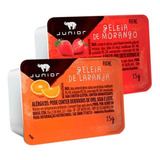 Geléia Junior Blister Morango laranja 15g Caixa C 144 Sachês