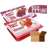 Geleia Morango Uva Bom Sabor 15g Blister Caixa 144 Sachês