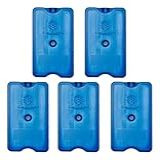 Gelo-x Placa De Gelo Artificial Reutilizável- 17x10x3cm- 500ml- Conjunto Com 5 Peças