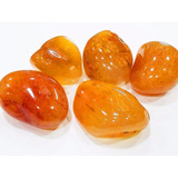 Gema Cornalina Natural Rolada Polida 4cmpedra P colecionador