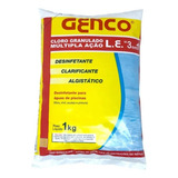 Genclor Cloro Granulado 1kg Multipla Ação 3 M 1 Genco