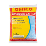 Genco Cloro Granulado 1kg Multipla Ação 3 Em 1 Genco