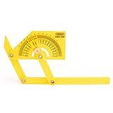 General Tools Transferidor De Plástico 29 E Localizador De ângulo- Externo- Interno- ângulos Inclinados- 0- A 180-- Amarelo