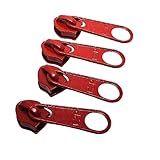 Generic- Cursor Para Zíper Simples Número 5 10 Unid Cor-Vermelho