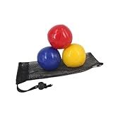 Generic 3 Pçs Bolas De Malabarismo Bolas De Malabarismo Com Saco De Malha Mão Jogando Bola Brinquedo Acrobacias Lançar Bolas Para Treinamento Crianças E