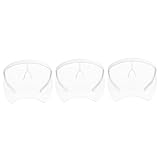 Generic 3 Pecas Máscara De Sol Óculos Esportivos Usando Viseira De Óculos Completo Lente Espelhada Antiembaçante Viseira De Óculos De Bicicleta Boca Branco Moldura Branca Pc À Prova D água