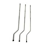 Generic 3x Pés De Bumbo Pernas De Bumbo Peças De Reposição Conjunto De Bateria Resistente Conjunto De Bateria Suporte De Bateria Pernas De Tom Conjunto De