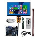 Generic 7 Polegadas 1024 600 IPS Tela LCD Portátil Universal Placa De Controle Digitalizador Tela Sensível Ao Toque Monitor De Tela Secundária Preto 7GQ IPS Touch 810