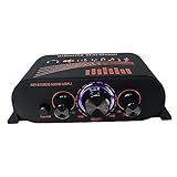 Generic Amplificador Amplificador De Alta Potência De áudio Automotivo 12V Para Motocicletas- MP3- Carros