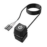 Generic Botão De Interruptor Remoto Externo Para PC De Desktop Com Indicador LED Fonte De Computador Botão Liga Desliga Para PC De Mesa Fácil De Usar Cabo De 1 65 M