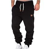 Generic Calça De Moletom Masculina Cargo Esportiva Ioga Verão Outono 2024 J 574 Preto M