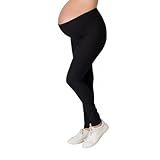 GENERIC Calça Legging Maternidade Plus Size Gestante Grávida GG A G3 G3 Preto 