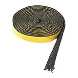 Generic Fita De Vedação Para Fogões Substituição De Fita Plana De Fibra De Vidro Multifuncional Corda Para Fogões Porta Lareira 3mmx12mmx2m