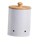 Generic Latas De Armazenamento De Vegetais De Cozinha Latas De Cozinha Multifuncionais Potes De Metal Batata Cebola Alho Caixa De Armazenamento Para Branco Pequeno