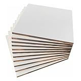 Genérico- Kit 2 Placa Chapa MDF Branco 15 Mm 60x50 Cm