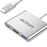 Genérico Cabo Adaptador 3 Em 1 Conversor USB Tipo-C Para HDMI - USB 3-0 - Tipo C U3V-A3N1 - 11-4 Cm - Compatível Com SAMSUNG DEX MODE E Dispositivos Com Entrada USB-C E HDMI