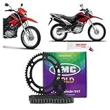Genérico Combo Relação Transmissão Tração Nxr Bros 150 2004 A 2015 Com Retentor Kmc E Graxa