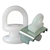 Genérico Deslizante Redondo Maxi Branco 100 Unidades 4 Terminal