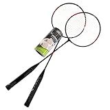 Genérico Kit De Badminton 2 Raquetes 3 Petecas Estojo Bolsa De Transporte
