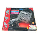 Genesis 16bit Na Caixa Console Mega Drive Completo Controle Fonte Cabo Rf Original Entrada Sega Cd 1 Cartucho Jogo Paralelo Tudo Funcionando
