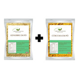 Gengibre Em Pó Puro 1kg Cúrcuma Em Pó Pura 1kg Premium