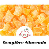 Gengibre Glaceado Em Cubos Frutas Secas 1kg Dietsz