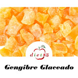Gengibre Glaceado Em Cubos Frutas Secas 1kg