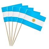 GentleGirl 100 Peças Bandeira Argentina Palito